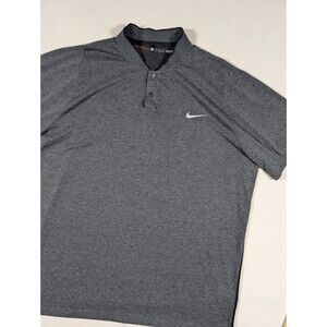 Nike Tiger Woods Velocity Max Blade Polo 726187-032 Heather Gray Sz XL TW VL